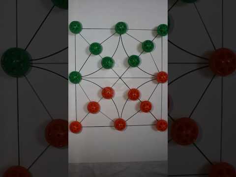 8 Beads Game | Orange vs Green | Short Gameplay Battle #miniclashgames #games #boardgame #challenge