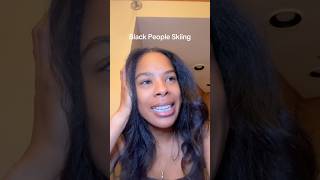 Idk how to act on the slopes😂🤦🏽‍♀️ #blackskier #skitrip #skitripvlog #skiresorts