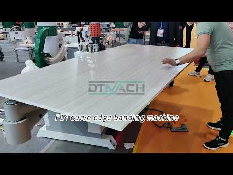 F14 Curve Edge Banding Machine with Laser Ranging Docking #design #furniture #woodworking #kitchen