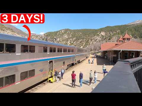 Amtrak's California Zephyr - 2,438 Miles, 3 Day Journey (Roomette)