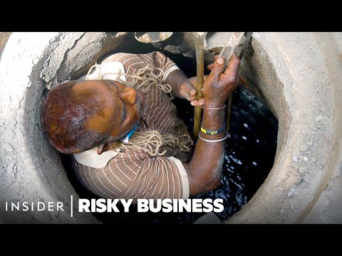 How Sewer Diving Became One Of The Most Dangerous Jobs In India and Pakistan | Risky Business