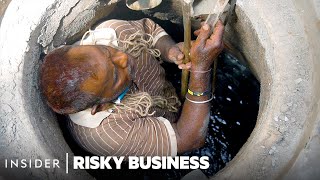 How Sewer Diving Became One Of The Most Dangerous Jobs In India and Pakistan | Risky Business