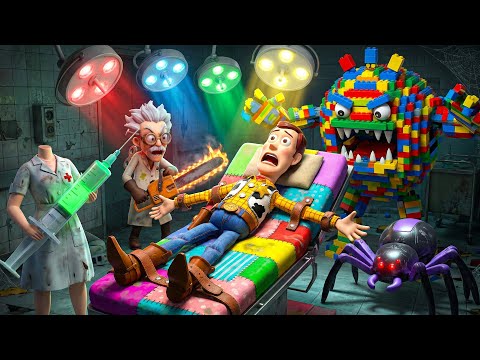 ⭐ TOY STORY: Woody Escapes a Mad Toy Doctor’s Surgery Nightmare