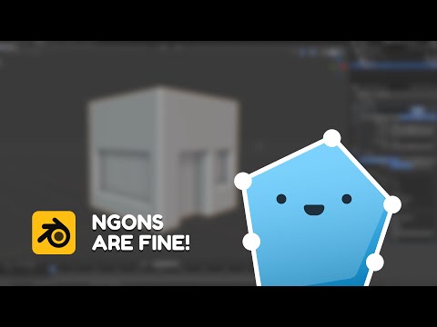 Ngons Are Fine! - Blender Quick Tip
