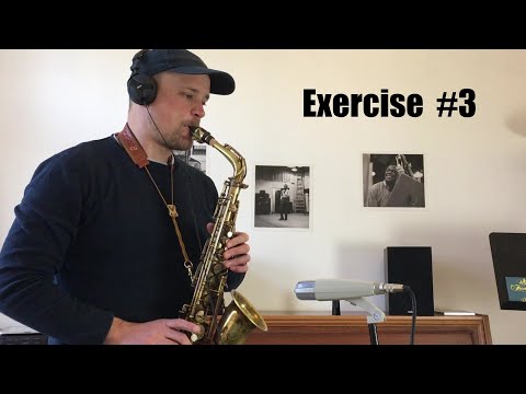 Basic Jazz Conception for Saxophone by Lennie Niehaus (Vol. 1) - Exercise #3
