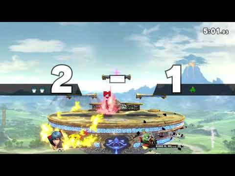 Super Smash Bros. Ultimate - Byleth (female) VS. King K. Rool (Level 9 CPU). | Battle: Seven