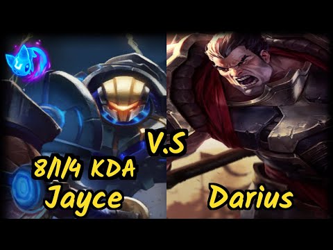 Licorice (JAYCE) vs DARIUS - 8/1/4 KDA TOP GAMEPLAY - NA Ranked DIAMOND