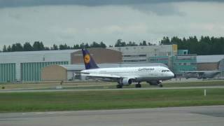 preview picture of video 'Lufthansa Landing Oslo Airbus'