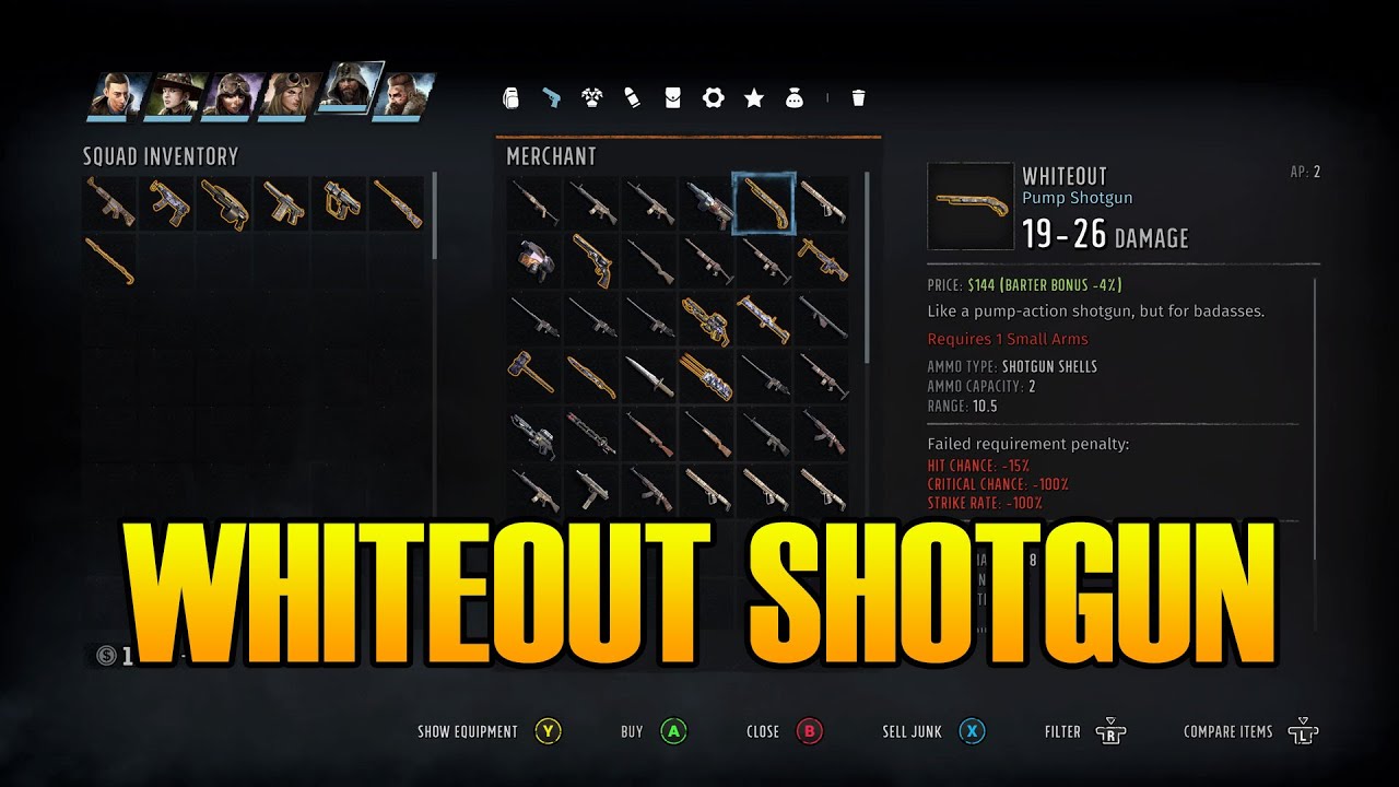 Wasteland 3 Unique Weapon Locations XLunargaming