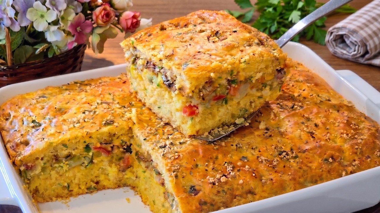 TORTA DE SARDINHA SEM TRIGO! MUITO FÁCIL QUALQUER UM CONSEGUE FAZER