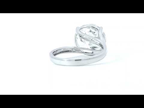 Ring Platinum - 7.03ct. tw. Diamond (Lab-grown) - Perfect Gift For Her video