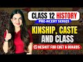 Class 12 History Chapter 3 Kinship Caste Class 2025 2026 Full Explanation In Hindi Class12