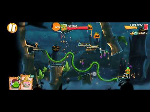 Angry Birds 2 level 853[Alternative solutions]
