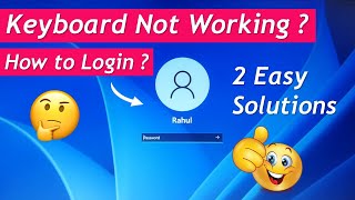 How to Fix Keyboard Not Working During Login On Windows 11