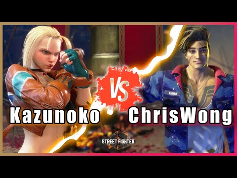 ⏱SF6 ➤ Kazunoko (Cammy) vs Chris Wong(Luke) 🔥 Street Fighter 6