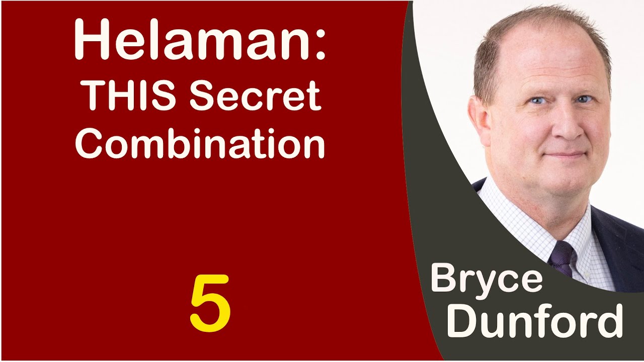 Bryce on Helaman: THIS Secret Combination