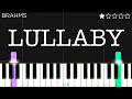 Johannes Brahms - Lullaby | EASY Piano Tutorial
