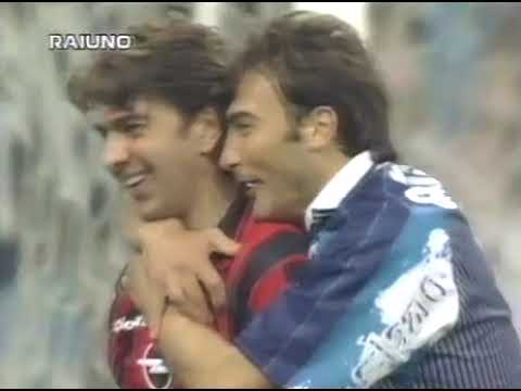 Milan - Lazio (Copa Italia 1997-1998) Weah, Savicevic, Mancini, Nedved, Fuser, Nesta, Maldini, Rossi