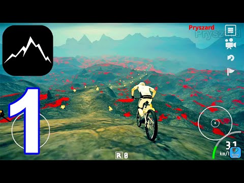 Descenders - Gameplay Walkthrough Part 1 Free Ride Highlands,Forest,Canyon,Peaks (iOS,Android) - YouTube