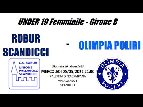 U19FB - G10 - ROBUR SCANDICCI vs OLIMPIA POLIRI