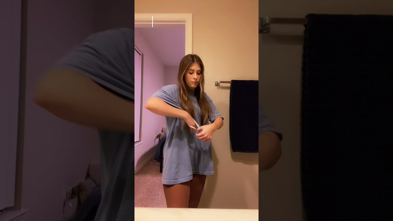 Woman and Crossdresser when they back home  #femboy #bra #crossdressing