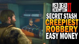 Secret Money Stash! The Creepiest Encounter In RDR2!  Red Dead Redemption 2 Secrets