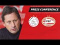 Pre-match PRESS CONFERENCE Roger Schmidt #AJAPSV #TOTOKNVBBeker