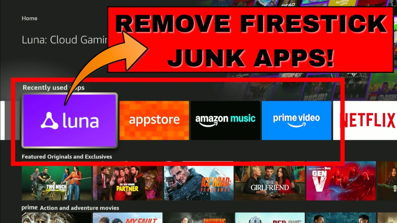 Remove Amazon's Pre-Installed Junk Apps From You Firestick!