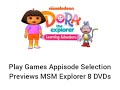 Opening To Dora The Explorer Learning Adventure Appisodes Edition 2011 DVD