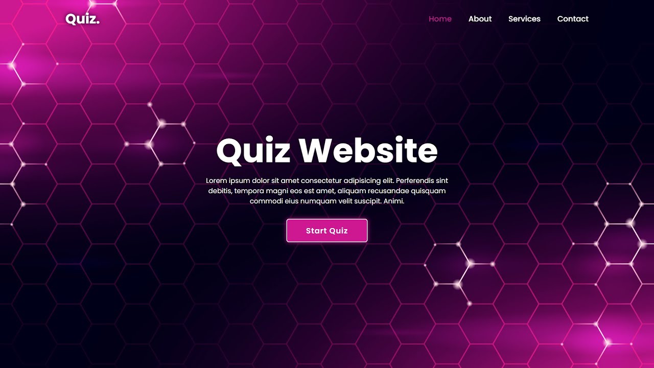 How To Make Quiz Website Using HTML CSS And Javascript