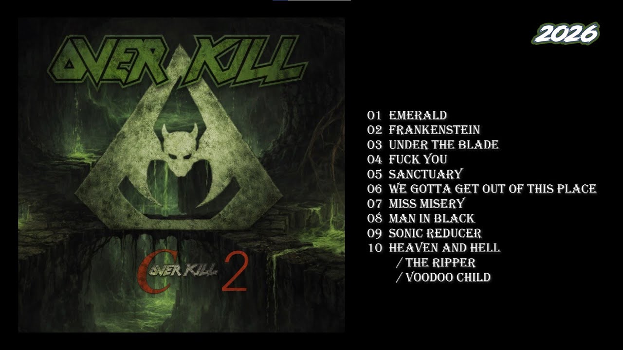 Overkill - Coverkill 2. Full Album, Johnny Cash, Iron Maiden, Thin Lizzy, Edgar Winter Covers