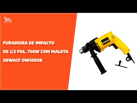 Furadeira de Impacto 1/2 Pol. 13mm 800W  com Maleta - Video