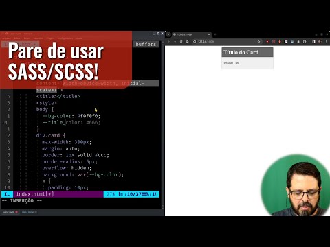 Pare de usar SASS/SCSS!