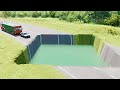 Mobil vs Giant Pit #13 - BeamNG Drive