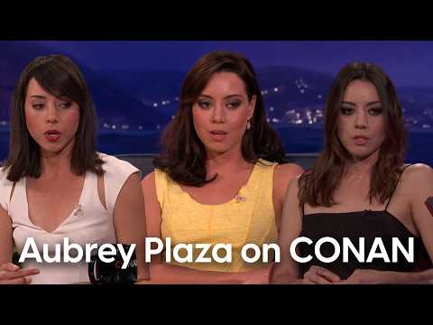 Aubrey Plaza on CONAN - A Compilation