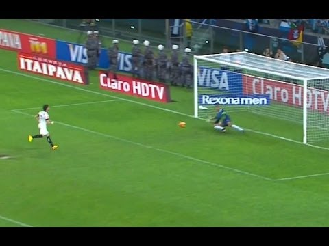 Pênaltis - Grêmio x Corinthians 23/10/2013 - Copa do Brasil - completo