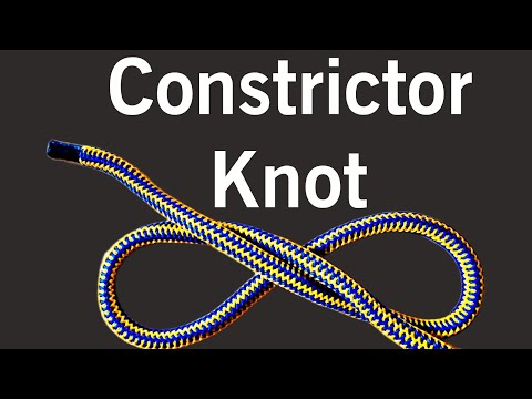 How To Tie Constrictor Knot | Three Ways To Tie Constrictor Knot | MHK Satisfying DIY #Knots