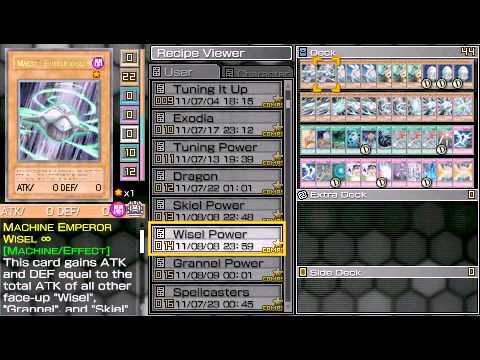Yu-Gi-Oh! 5D's Tag Force 5 Machine Emperor Infinity Decks (Wisel, Skiel, & Grannel)
