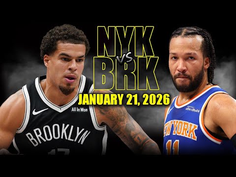 New York Knicks vs Brooklyn Nets Full Game Highlights – January 21, 2026 | NBA Season