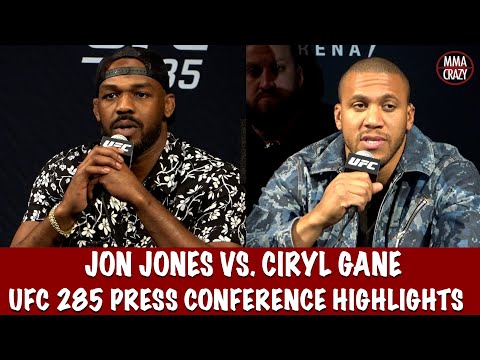 Jon Jones vs. Ciryl Gane Press Conference Highlights UFC 285