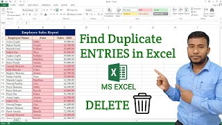 How to Find and Remove Duplicate Entries in Microsoft Excel | Find Duplicate Data in Excel