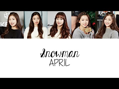 APRIL (에이프릴) - Snowman 스노우맨 (Colour Coded Lyrics) [Han/Rom/Eng]