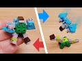 Mini LEGO Brachiosaurus and Pteranodon combiner transformer robot Branodon!