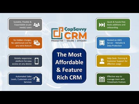 CapSavvy CRM Tutorial Preview