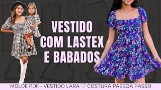 Vídeo de VESTIDO LARA - MOLDE EM PDF