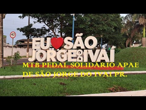 MTB PEDAL SOLIDÁRIO APAE DE SÃO JORGE DO IVAI PR.