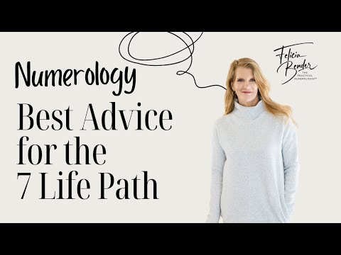 7️⃣🧐 NUMEROLOGY | BEST ADVICE FOR THE 7 LIFE PATH