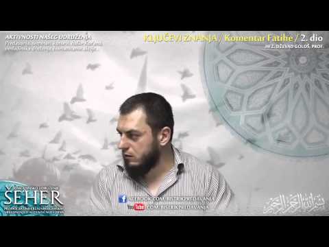 Nauči sta znači " Vjerovanje u kader "                      ( Kurra hfz. Dževad Gološ, prof. )