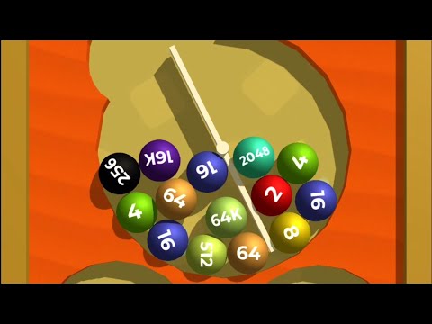 Dig 2048 - Addition Number, Balls Merge Match Game | All Levels 15-25 Gameplay Android iOS