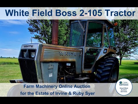 White Field Boss 2-105 Tractor